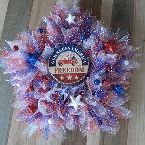 July 4th Wreath